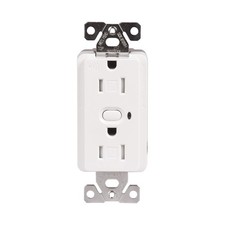 Eaton RFTR9605-TAW Z-Wave Plus Wireless Duplex Receptacle, Alpine White