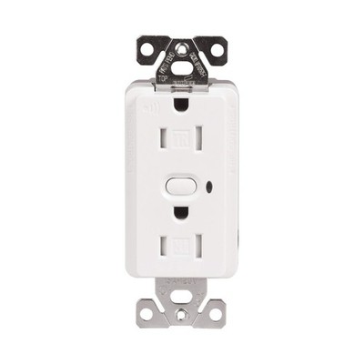 Eaton RFTR9605-TAW Z-Wave Plus Wireless Duplex Receptacle, Alpine White