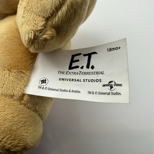 E.T. Uni-Minis 8" Stuffed Plush Universal Studios Parks Blue Eyes ET - Picture 3 of 5