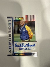 2022 Panini Contenders - Legendary  Dick Vermeil Auto  #LCA-DVE /49 (AU)