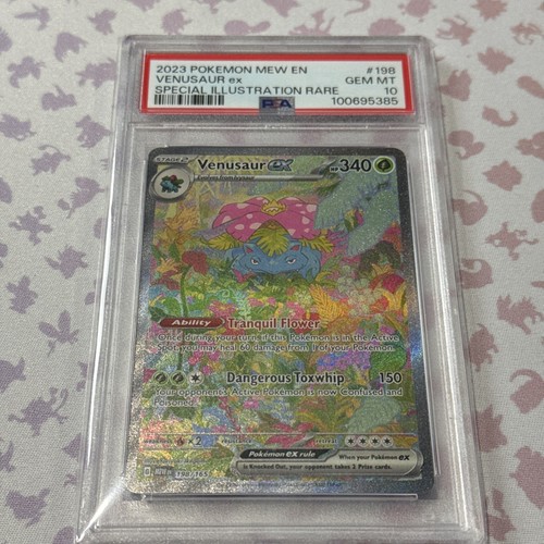 PSA 10 GEM MINT Venusaur ex SIR 198/165 Scarlet & Violet Pokemon 151 Aussie Sale