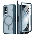 MOBOSI Z Fold 4 Case MagSafe Hinge Protect w/ Screen Protector S Pen Slot Green