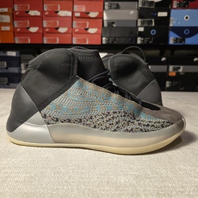 Size 11- Adidas Yeezy Quantum QNTM Teal Blue Sneakers Shoes BNIN W