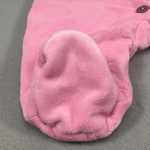 Calvin Klein Schneeanzug Mädchen 6-9 Monate rosa Kapuze Fuß Fleece Knopfleiste gefüttert - Bild 5 von 15