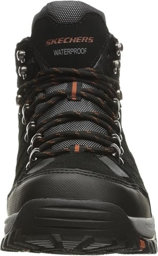 SKECHERS HOMBRE RELMENT SANDOR BOTAS NEGRAS RELED FIX ESPUMA VISCOELÁSTICA TALLA 10 NUEVAS EN CAJA - Imagen 14 de 14
