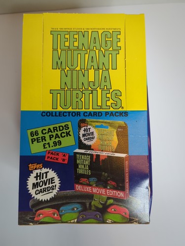 Teenage Mutant Ninja Turtles Hit Movie Cards- Unopened Box 12 Pack - Pack A & B - Picture 2 of 13