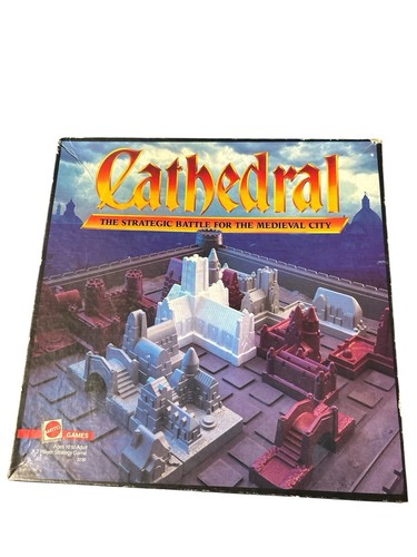 Cathedral Board Game Strategic Battle Medieval City 1986 Vintage Complete READ