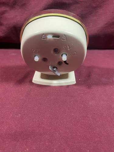 Reloj Despertador Baby Ben Beige Vintage Art Deco WESTCLOCK Dorado Funciona - Imagen 4 de 6