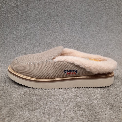 Sanuk Cozy Vibe X Grateful Dead SM Beige Slippers Shoes Women Size 7 1130275 - Picture 4 of 13