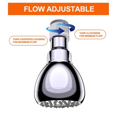 Shower Head Flow Restrictor Adjustable Shower Valve Adjustable Dripping State - Picture 8 of 12