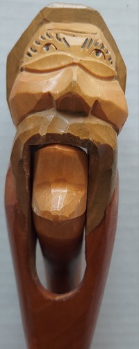 Vintage Hand-Carved Wooden Nutcracker Black Forest Folk Art Hand Crafted - Picture 4 of 7