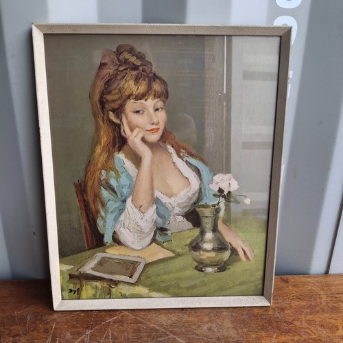 Impresión vintage de 'Retrato de Claudine' por Marcel Dyf - Imagen 1 de 17