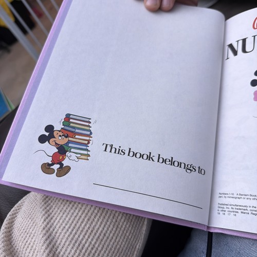 Walt Disney Numbers 1-10 Volume 2 Fun to Learn Library Mickey Bantam Book 1983 - Picture 4 of 5