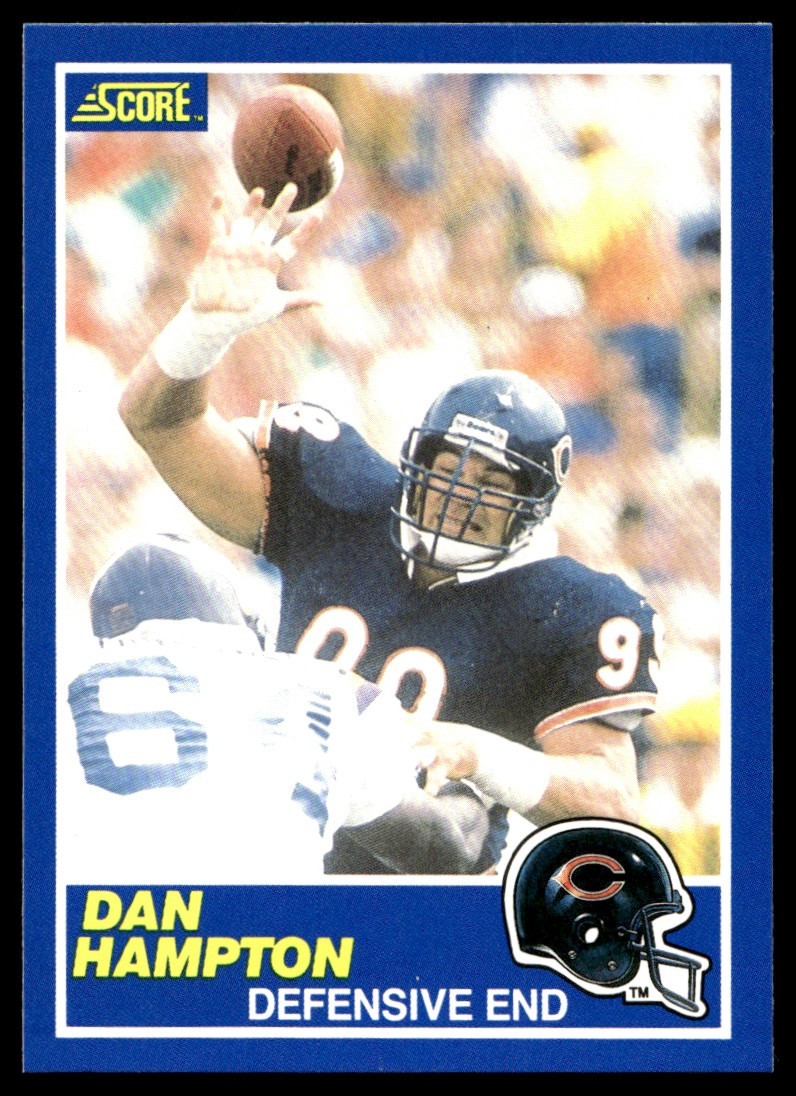 1989 Score Dan Hampton Chicago Bears #7