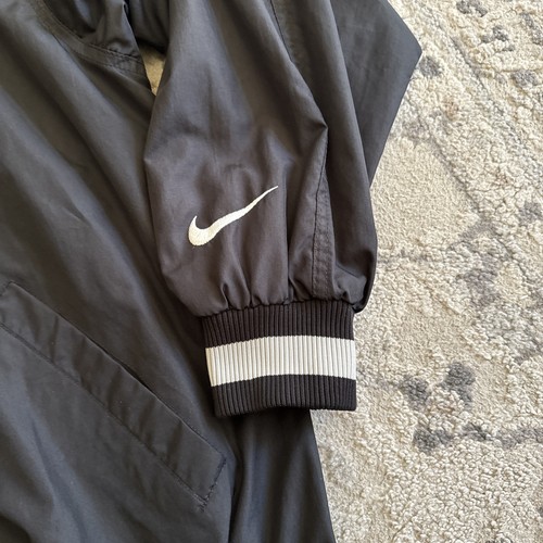 Vintage Nike Pro Line Oakland Raiders Jacket Uomo M Nero NFL Football Pullover - Foto 5 di 13