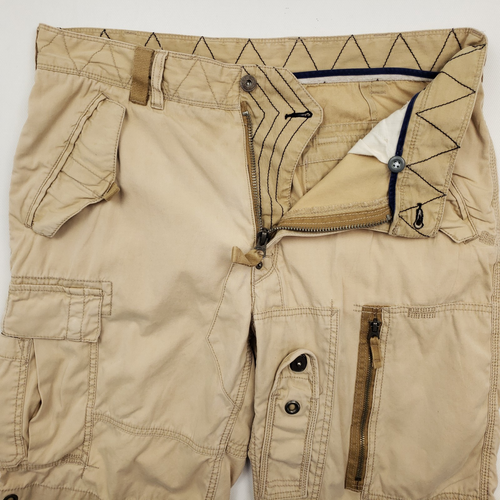 Pantalones Cortos Polo Ralph Lauren Paracaidista 34 Para Hombres Carga Militar Ejército Beige De Colección - Imagen 9 de 16
