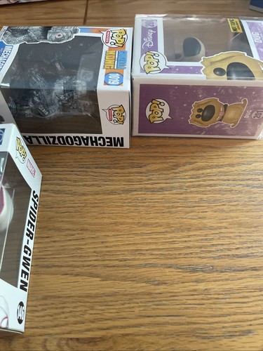 Lot:4 Funko Pop! Movies Mechgodzilla/spider-Gwen/Dug Vinyl Figure 1019 146 201 + - Picture 15 of 21