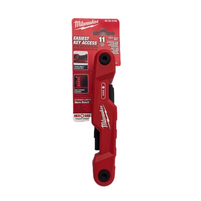 Milwaukee 48-22-2180 11-Key Electrician's Folding Hex Key Set