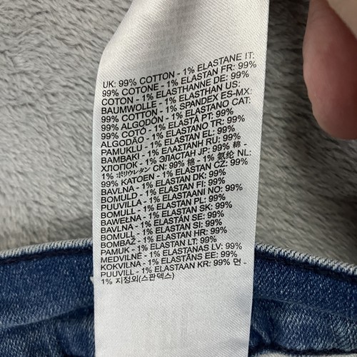 Jeans Diesel Tepphar para Hombres W33 L32 Azul Ajustado Elástico Denim Nuevos con Etiquetas - Imagen 13 de 13
