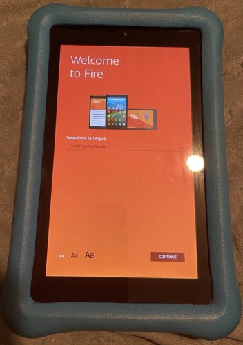 Blue Amazon Kids Fire 7 Tablet 9th Gen 16G