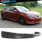 Fits 11-14 Hyundai Sonata Sedan Ix Style Pu Front Bumper Lip Spoiler Splitter