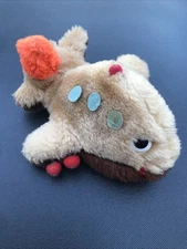 Kamar, 1966, vintage, small, plush, airplane, missing one felt circle