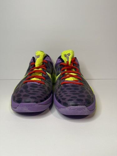 New 9.5- Nike Zoom Kobe 7 Supreme Christmas Cheetah (488244-500) Rare Shoe - Picture 3 of 6