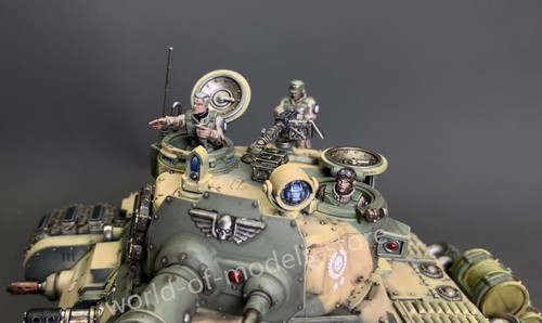 Warhammer 40K Astra Militarum Rogal Dorn Battle Tank PRO Painted Miniature model - Picture 11 of 12