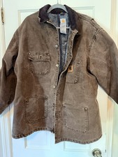 Vintage Carhartt blanket lined chore coat made in USA