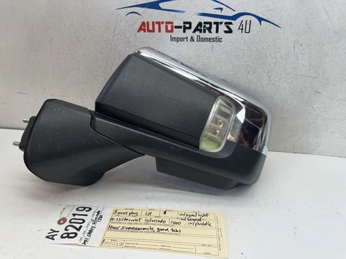 8wiresplug 2020 2022 2023 CHEVROLET SILVERADO 1500 LEFT BLIND MIRROR OEM AY82019