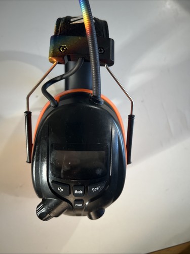 REALWORK AM FM Digital Ear Protection 25dB NRR Audio Headphones, Noise Reduction - Picture 2 of 5