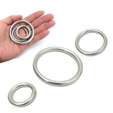 O Rings 1PC 316 Stainless Steel Portable Practical Silver 25mm/32mm/50mm