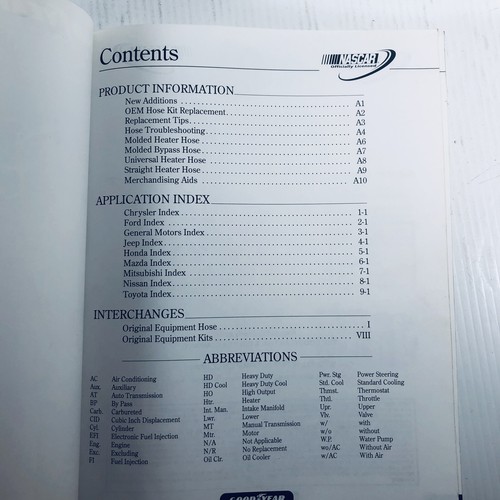 GoodYear Engineered Products Application Engineering Manual GM Honda Ford - Picture 8 of 8