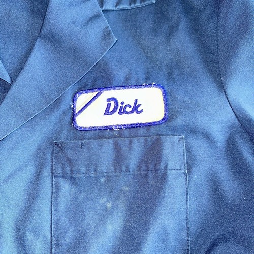 Vtg Dick Ford Mechanic Shop Lab Coat Jacket Workwear Wrangler 42 Made USA - Picture 2 of 12