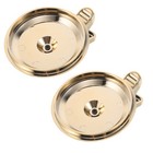  2 Pcs Christmas Decoration Candle Holder Bulk Clips for Birthday Party