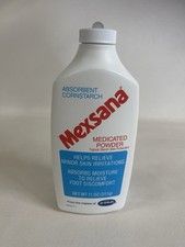 Mexsana Absorbent Cornstarch Medicated Powder 11 Oz  New Big Bottle Discontinued