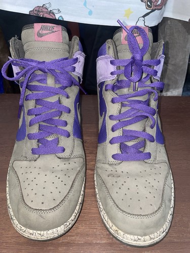 Nike Dunk High Premium “Earthquake Sneakers Size 11 US Purple & Gray Men's - Picture 2 of 9