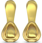 BALCI - Stainless Steel Coffee Scoop Set (2&2 Tablespoon, 30Ml and 30Ml) Exact M
