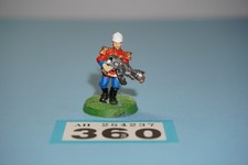 Warhammer 40k Imperial Guard Praetorian Guard Trooper with Flamer Gun Metal