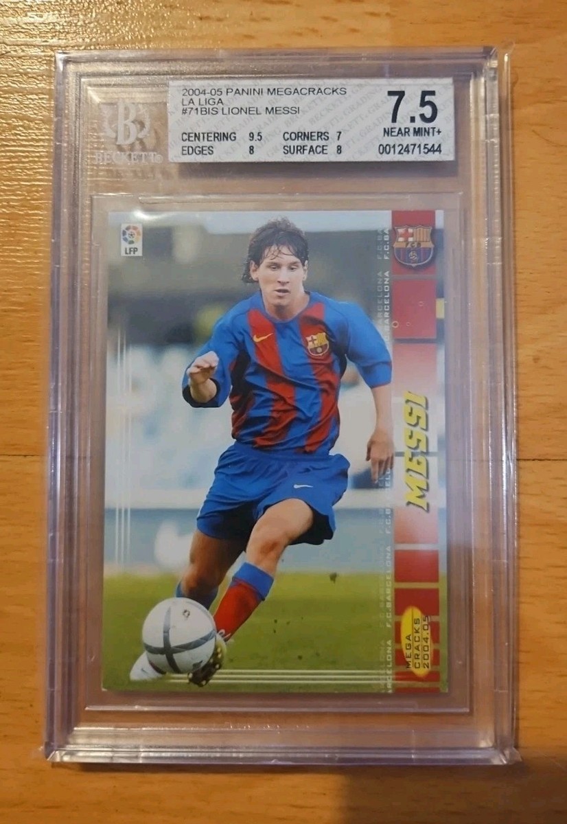 リオネルメッシ ルーキーカード 2004 Panini Mega Cracks 2004
