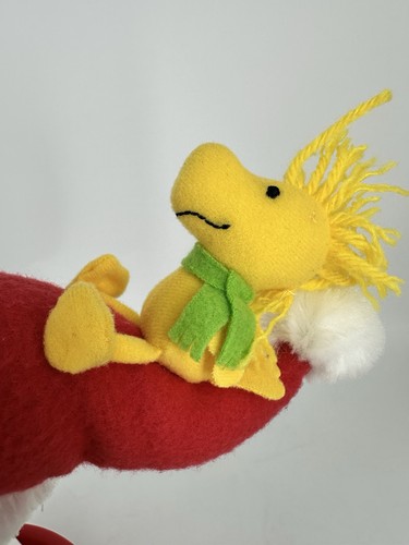PER RICAMBI! Ciotola per cani da slitta Peanuts Hallmark peluche Snoopy Woodstock *solo suono - Foto 9 di 13