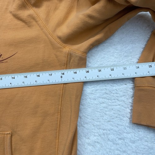 Harley Davidson Women's Sweatshirt Hoodie Size Large Orange Pullover - Picture 5 of 7