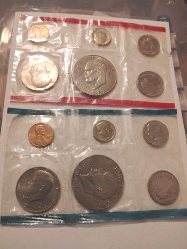 1977 Uncirculated Ike Coin Set U.S Mint Original Government Packaging No Enelope