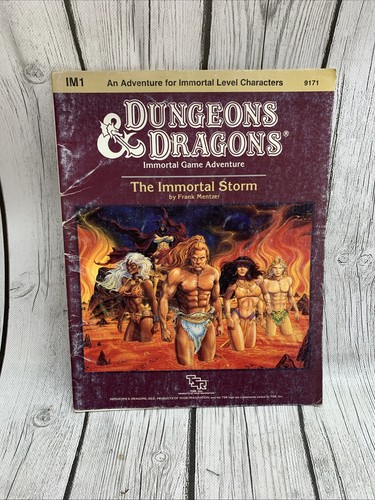 The Immortal Storm Dungeons & Dragons Modul von Frank Mentzer IM1 TSR unvollständig