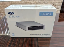 LaCie D2 Blu-Ray DVD USB FireWire External Drive 12x BD-R NEW SEALED