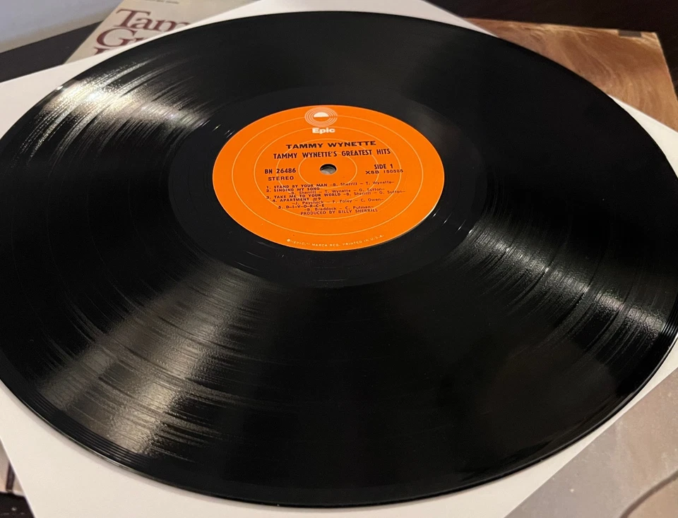 TAMMY WYNETTE - Greatest Hits (1969) -  12" Vinyl Record LP - VG+ Foto 3 de 3