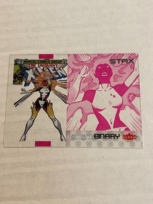 2018 FLEER ULTRA X-MEN STAX BINARY #22B ACETATE PINK FOIL SP G3