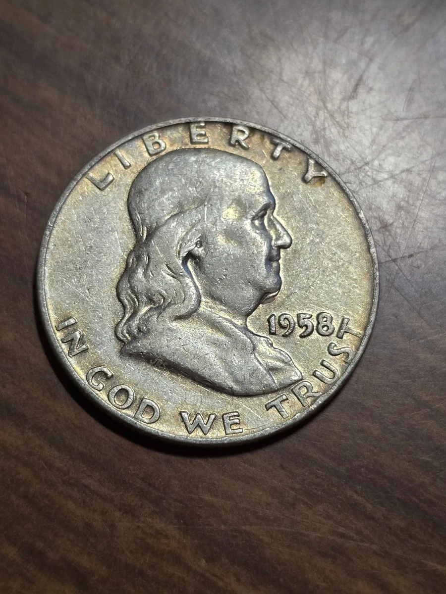 25+ Circulated 1958 Franklin Half Dollars (1948-1963) for sale