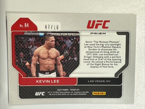Kevin Lee 2022 Prizm Gold 7/10 UFC - 1293 - Bild 2 von 2