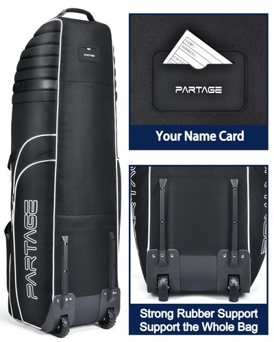 Partage Golf Travel Bag with Wheels, Golf Travel Case for Airlines, 900D Heav... - Picture 4 of 6